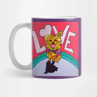 Love, Sawyer Yorkie Mug